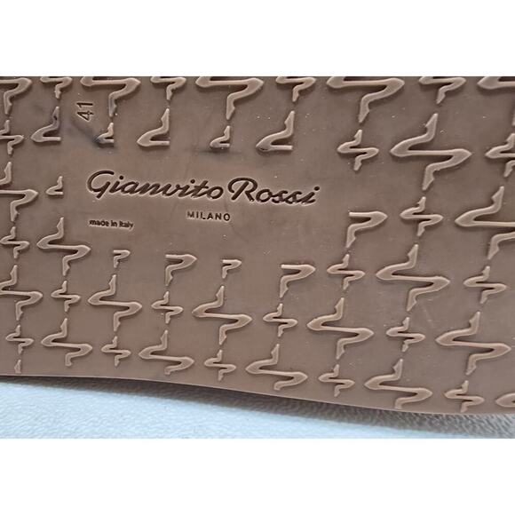 Women Gianvito Rossi Arena Praline Suede Leather Gladiator Sandals EU 41 NWOB - Picture 10 of 10